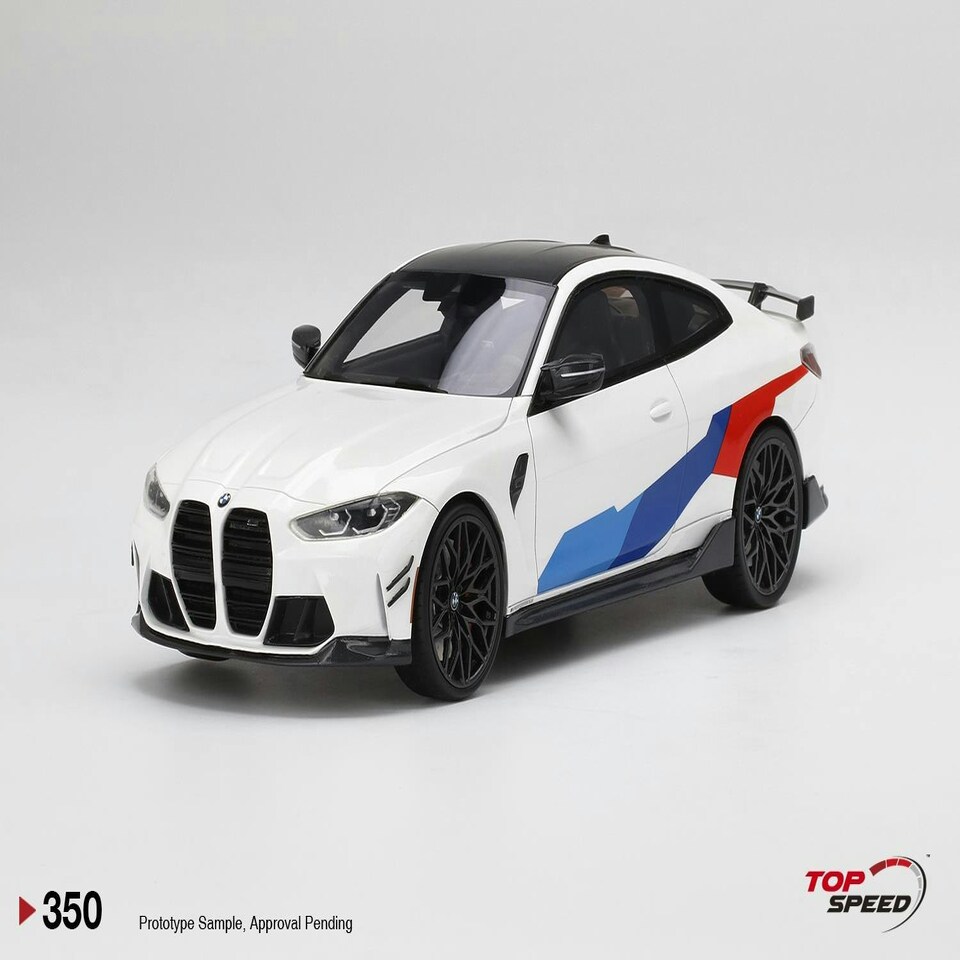 image 1 of BMW M4 M-Performance G82 Alpine White 1:18 Scale TSM TS0350