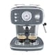image 4 of Cooks Professional 15-Bar Retro Espresso Coffee Machine 1.2L with Frothing Steam Wand | Grey | Grey & Silver