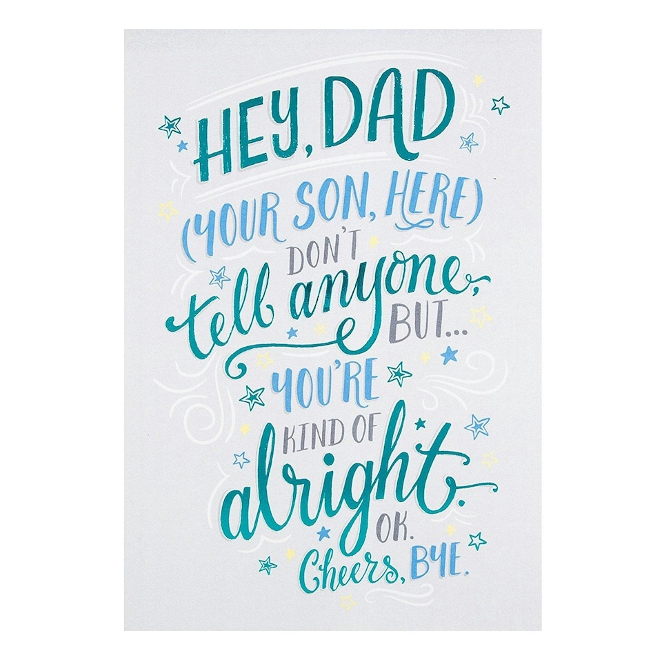image 1 of Dad Father's Day Card 'Your Son Here'