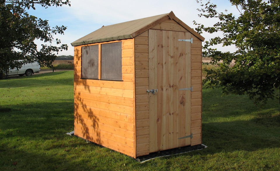 image 1 of Ecobase Fastfit Shed Base Kit 12x8ft Garden Buildings - supports 240 tonnes/m2 - includes heavy duty membrane and delivery | Black | 12x8ft