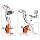 image 5 of HOMCOM 2-In-1 Folding Exercise Bike with 8-Level Magnetic Resistance Black
