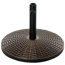 Outsunny 25KG Patio Weighted Umbrella Base Parasol Holder Outdoor Stand