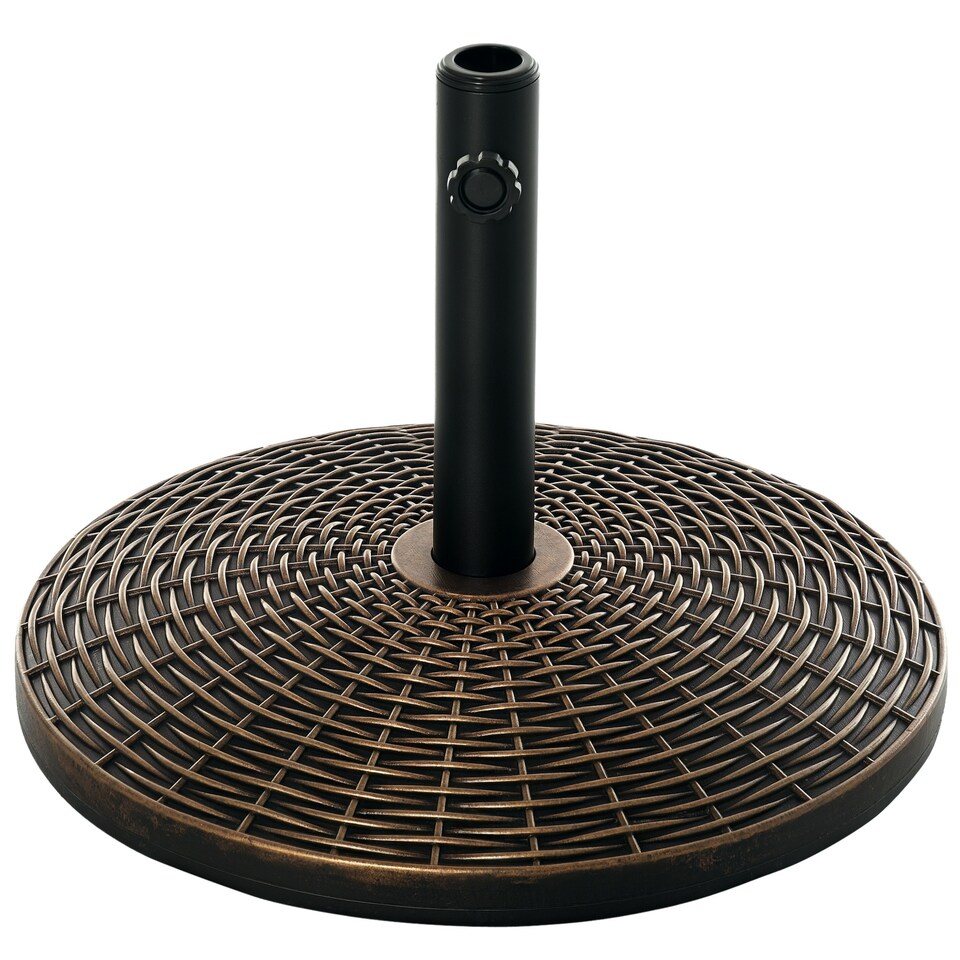 image 1 of Outsunny 25KG Patio Weighted Umbrella Base Parasol Holder Outdoor Stand