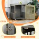 image 5 of PawHut Dog Crate Kennel Cage for Small Dog, Indoor End Table, Grey