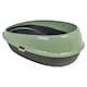 image 6 of Oval Cat Litter Tray Box with Rim | Green | 1