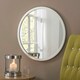 image 2 of Classic Round Contemporary Mirror Silver Silver | 40x40x2cm