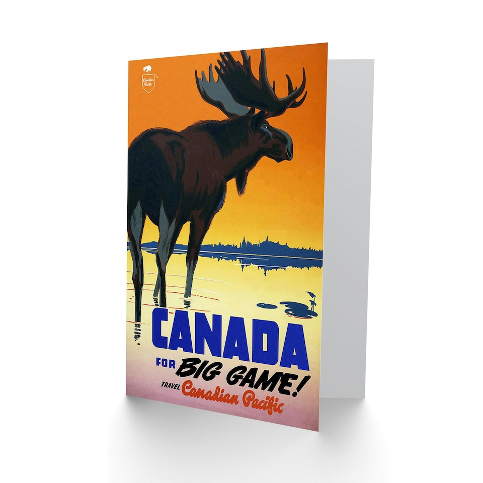 image 1 of Travel Canadian Pacific Railway Canada Big Goodbye Card