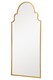 image 3 of The Arcus - Gold Framed Arched Leaner/Wall Mirror 79" X 33" (200CM X 85CM) | Gold