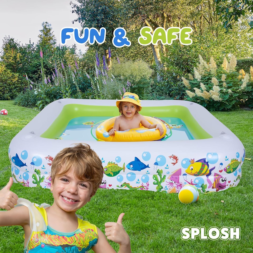 image 1 of Splosh Sunshade Square Pool