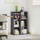 image 2 of HOMCOM 6-Cube Bookshelf, Modern Freestanding 3-Tier Bookcase, Display Shelving Unit for Living Room, Bedroom, Home Office, Study, Grey