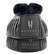 image 2 of Horsena Pro-Light Faux Fur Horse Bell Boots - Black - L