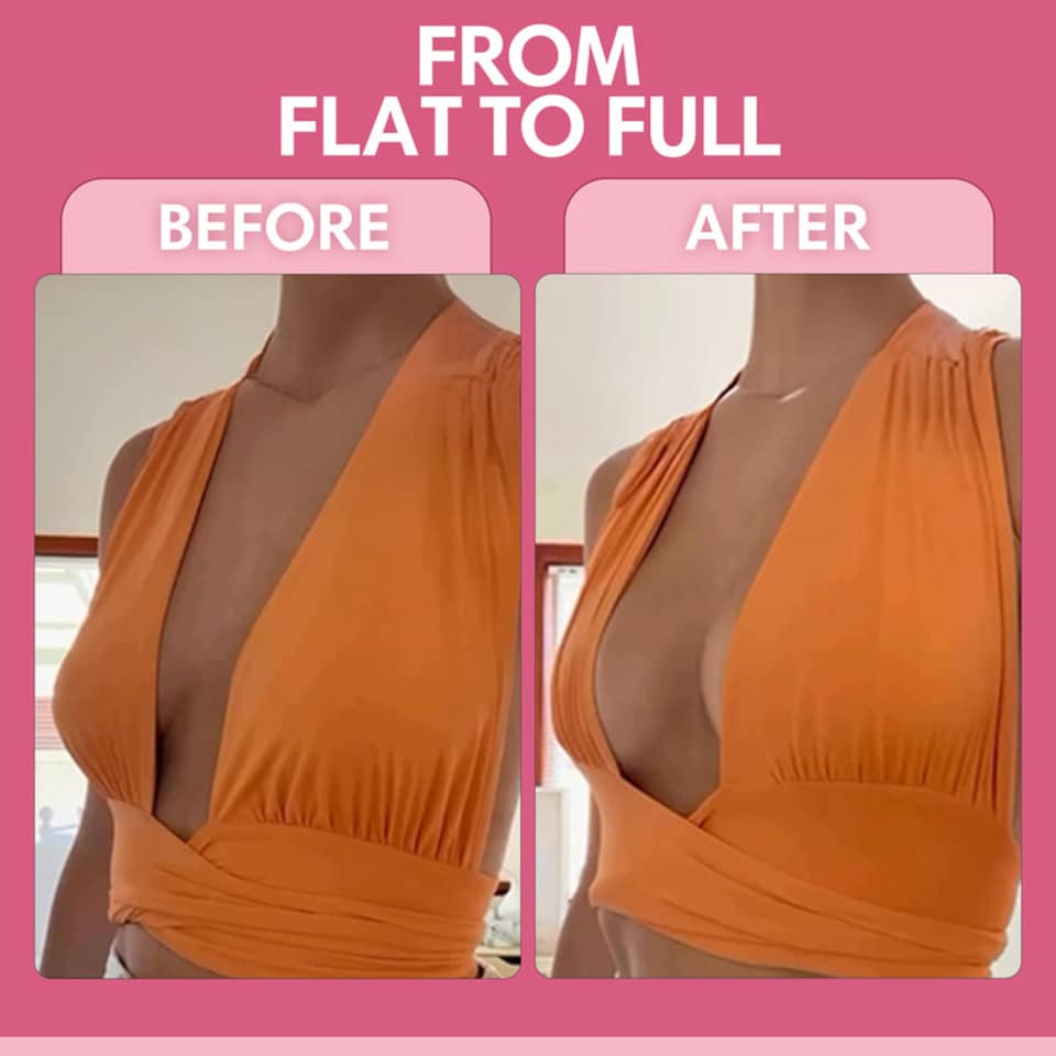 image 1 of Booby Tape Reusable Silicone Push Up Inserts A-C Cup for Fuller Looking Bust, Provide Instant Lift and Enhanced Cleavage, Ideally Used with Lifting Boob Tape, Waterproof, Soft and Comfortable