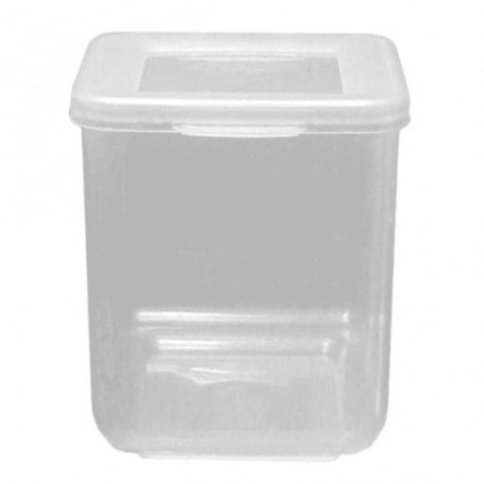 image 1 of Beaufort Hinged Square Food Container - Transparent - 520ml