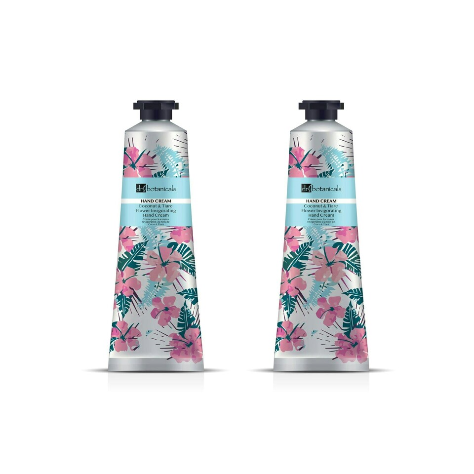 image 1 of Dr Botanicals Tropical Invigorating Cream 50ml Twin Value Savings Pack