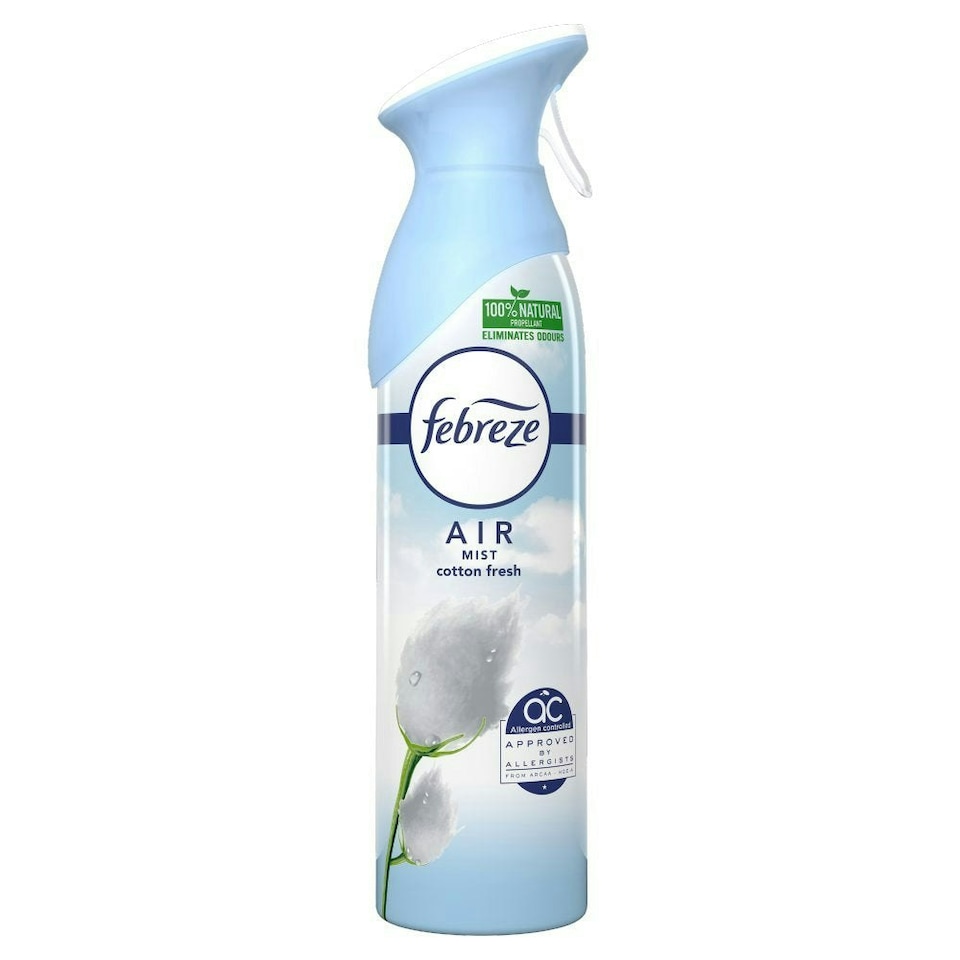 image 1 of Febreze Air Freshener Spray Cotton Fresh 300ml (Pack of 6)