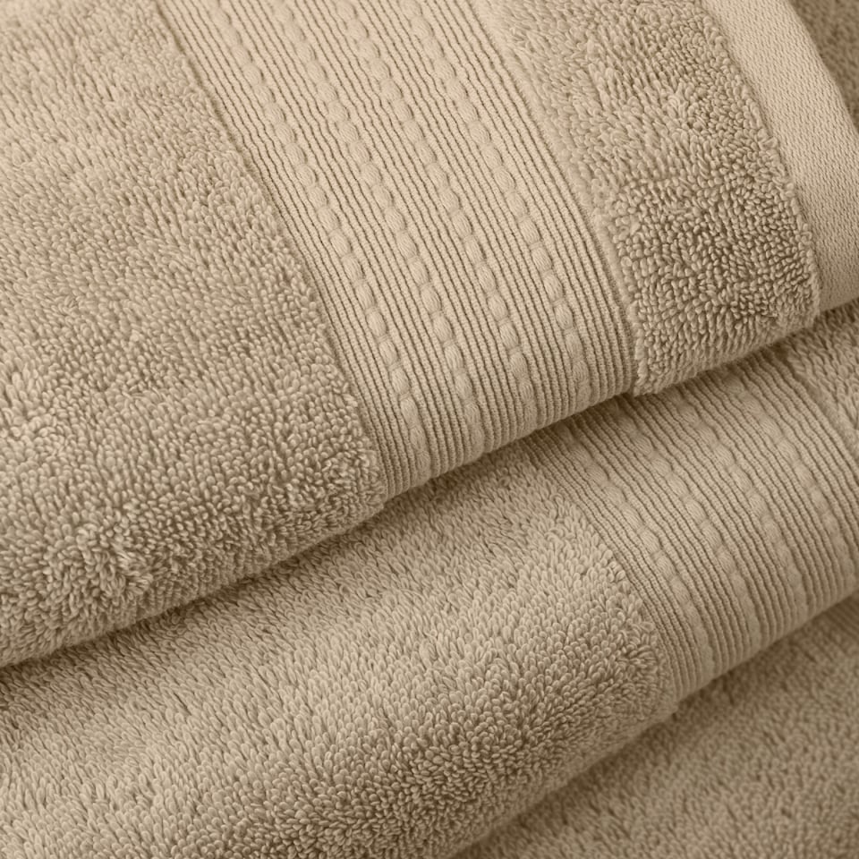 image 1 of Bianca Supima Cotton Towel | Cream | Natural | Hand towel