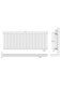 image 8 of Balterley Embrace Horizontal Double Panel Radiator | White | Gloss White | 1