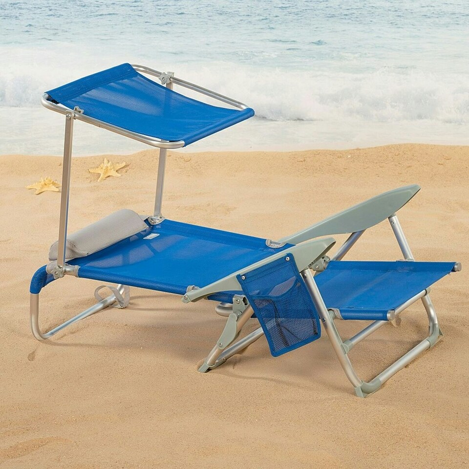 image 1 of Beach Chair Aktive Blue 47 x 67 x 43 cm (2 Units) N/A