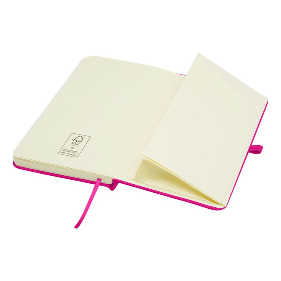 image 1 of Spectrum Plus Hard Cover A6 Notebook - Pink - One Size
