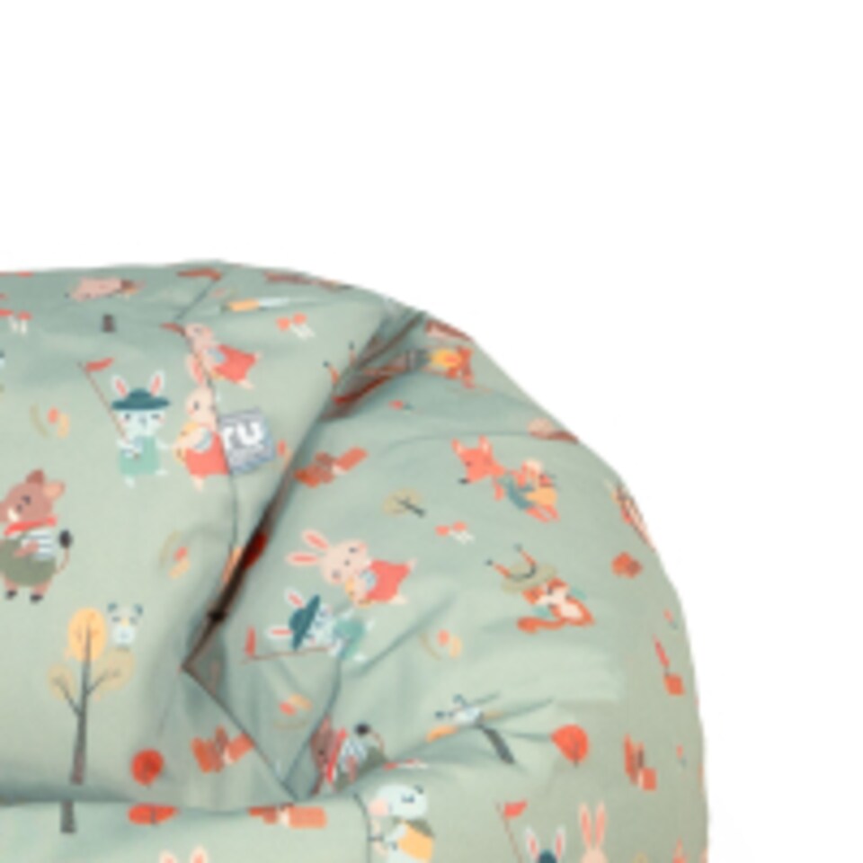 image 1 of rucomfy Forest Friends Kids Water Resistant Slouchbag Bean Bag Chair
