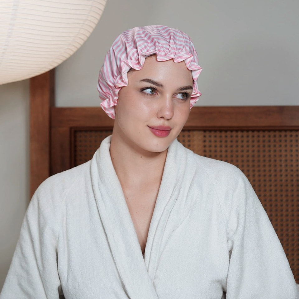 image 1 of SMUG Shower Cap - Candy Shop Print