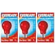 image 1 of Eveready B22 GLS 40W 1950k Fireglow Red Light Bulb  - Pack of 3