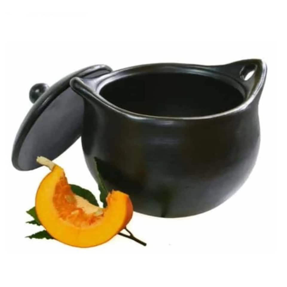 image 1 of Casserole: 1.5 Litre Tierra Negra Cooking Pot, Fired Clay