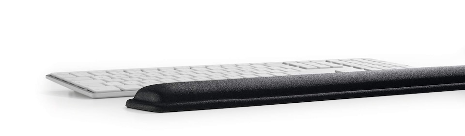 image 1 of Durable Ergonomic Soft Touch Keyboard Gel Wrist Rest Support | 46 x 6 cm | Grey