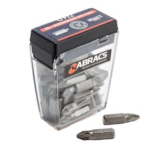 Abracs Expert PZ2 Pozi Screwdriver Bit | Silver | Silver | One Size | 1