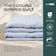 image 4 of Homescapes Luxury Cooling Blanket, Summer Coverless Duvet, King