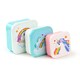 image 2 of Enchanted Rainbows Unicorn Set of 3 Lunch Boxes
