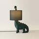 image 4 of ValueLights Kids Green Dinosaur Bedside Table Lamp & Bulb | Green