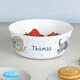 image 1 of Personalised Tiny Tatty Teddy Jungle Animals Plastic Bowl