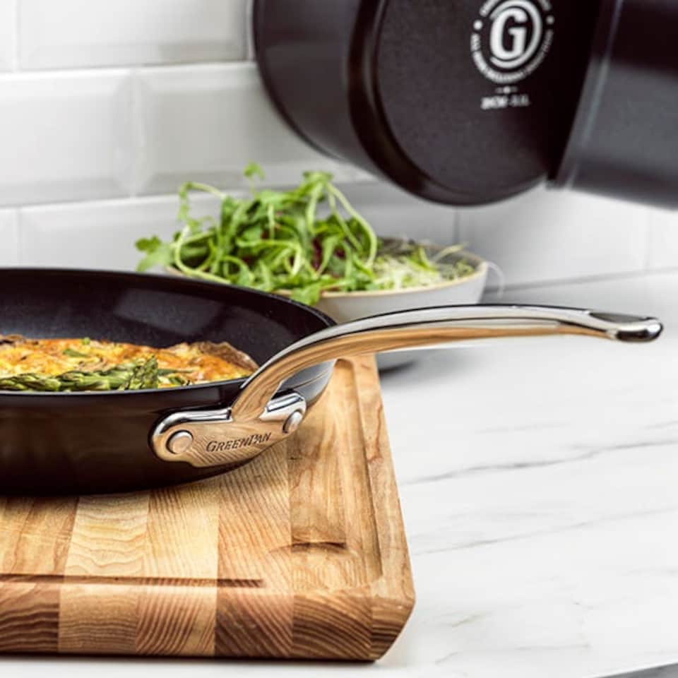 image 1 of GreenPan Barcelona Pro Aluminium Non-Stick 32cm Frypan