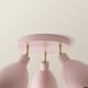 image 6 of ValueLights Millie Pink Scallop 3 Way Adjustable Spotlight & Bulbs | Pink