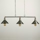 image 3 of ValueLights Corinthia Over Table 3 Way Grey Ceiling Light Low Hanging Pendant | Grey