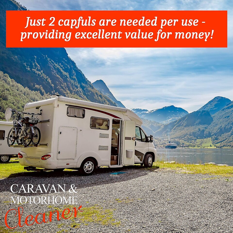 image 1 of Homefront Caravan and Motorhome Cleaner Deeply Cleans to Remove Black Streaks Dirt and Grime Easy to Use Formula (8 Litres)