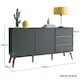 image 5 of Otto Sideboard Large 2 Door with Drawers in Grey | Grey