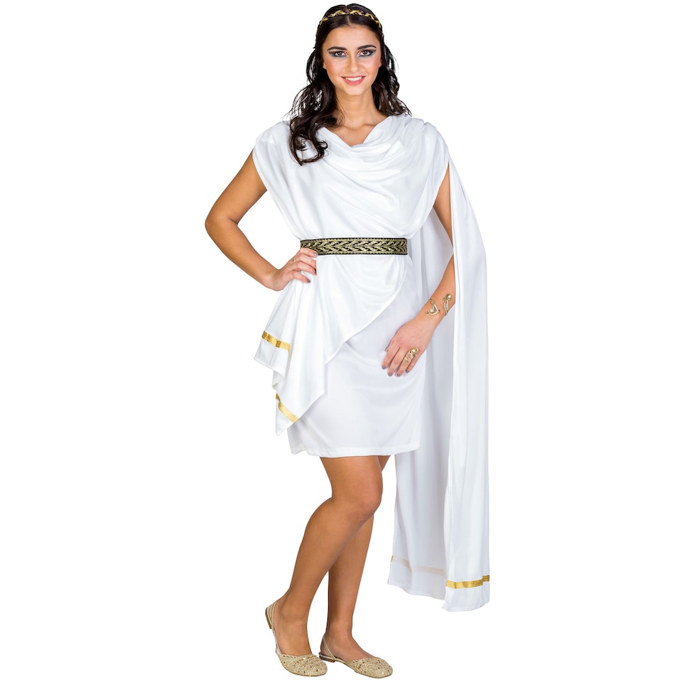 image 1 of Womens Beautiful Trojan Costume | White | white | XL | 1