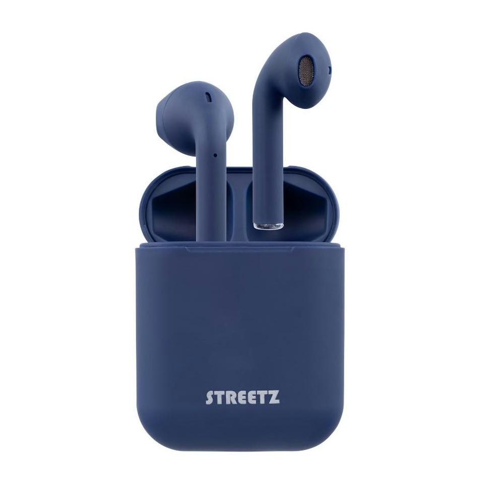 image 1 of STREETZ True Wireless Stereo Semi-in-Ear Earbuds Blue