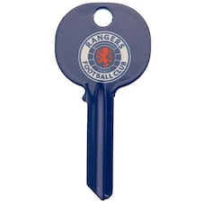Rangers FC Crest Blank Key - Royal Blue/Red - One Size | Blue