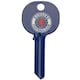 image 1 of Rangers FC Crest Blank Key - Royal Blue/Red - One Size | Blue