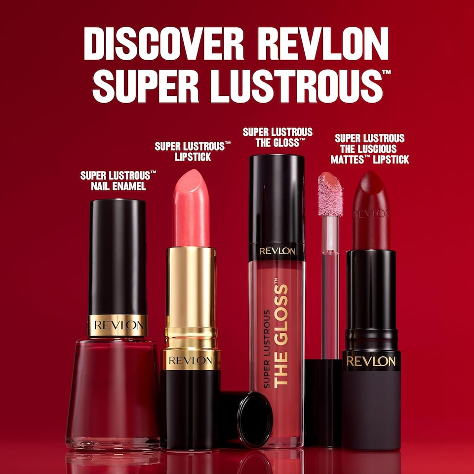 image 1 of Revlon Super Lustrous Lip Gloss, Sky Pink High Shine Finish Hydrating Lip Color