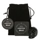 image 3 of Something Different Obsidian Skull Decoration - Black - One Size