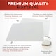 image 3 of Pack of 6 Rigid MDF Plain A4 Whiteboards