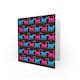 image 2 of Cats Boy Girl Love Pattern Anniversary Valentines Day Card