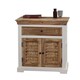 image 2 of Alfie Sideboard - 1 Drawer & 2 Doors - Mango Wood - L40 x W80 x H80 cm Brown