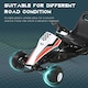 image 5 of HOMCOM Child's Racing-Style Pedal Go Kart w/ Brake Gears Steering Wheel Seat