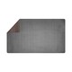 image 4 of Nicoman Reversible Dual-Colour PVC Shower Mat - 100cm x 40cm | Grey | Grey/Brown | Rectangular 100x40cm