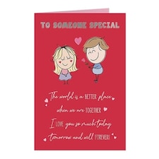 To Someone Special Valentines Card with Envelope